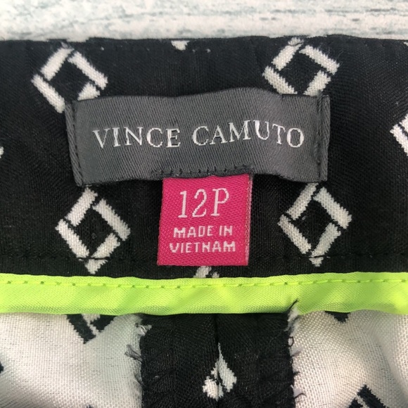 Vince Camuto Diamond Pattern Petite Ankle Pants 12P - Picture 4 of 10